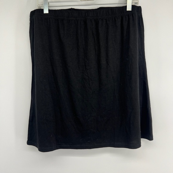 Tennessee Whiskey Sz Large Black Soft Draping Elasticized Top - Picture 3 of 7